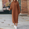 Comfortable knitted dress for women