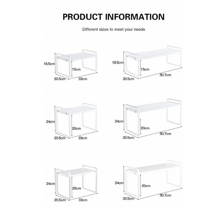 TidyShelf™ Enhanced Counter Efficiency