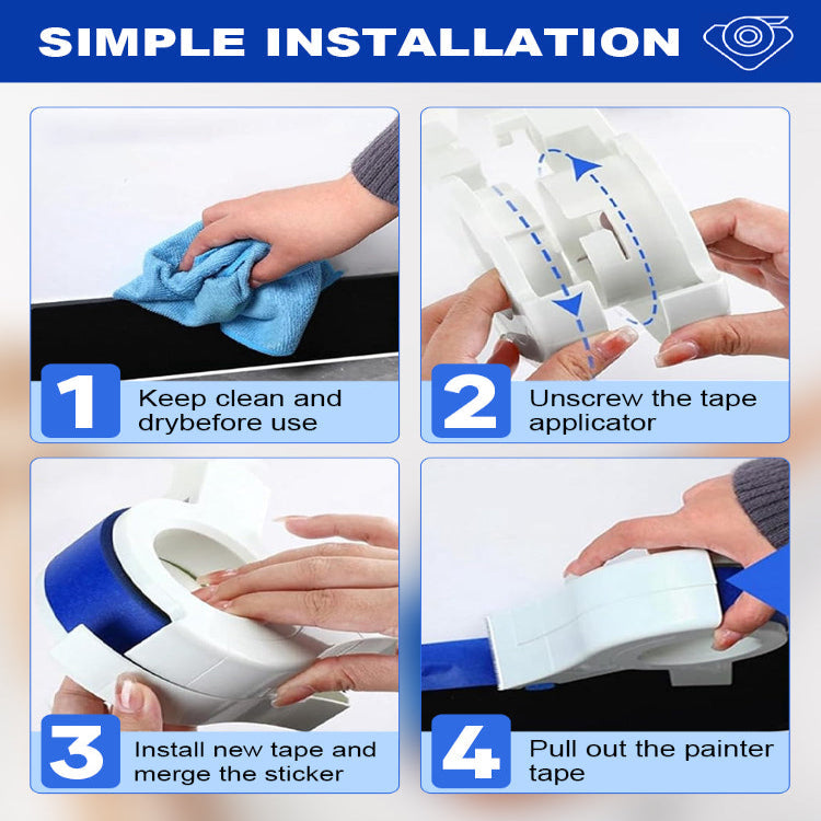Painter’s Tape Applicator – Clean paint lines without hassle!