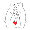CozyBears™ Wooden Family Puzzle