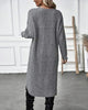 Emma | Luxurious Knit Dress with Slit for Women