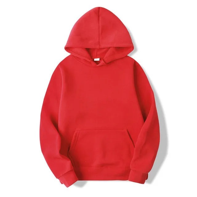 Heidi-Mode | Solid Color Hooded Sweatshirt Made of Cotton for Women