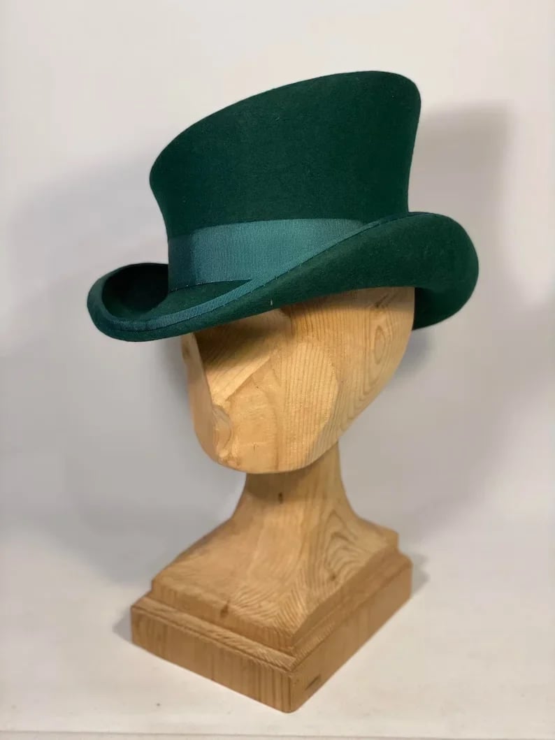 Men’s Asymmetric Top Hat | 100% Wool | Handcrafted Artisan Design