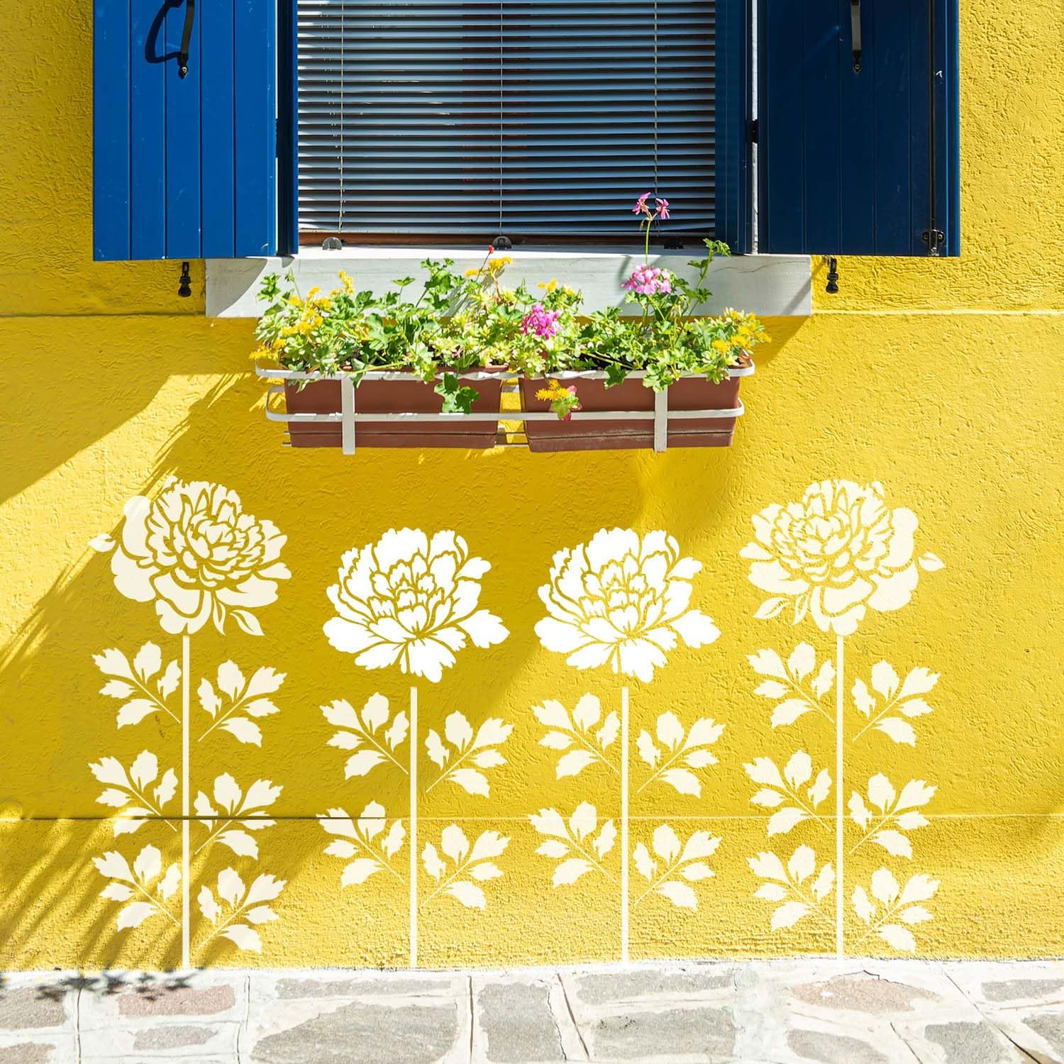 Eptchn Garden Fence Large Flower Stencils DIY Decoration BloomTrace