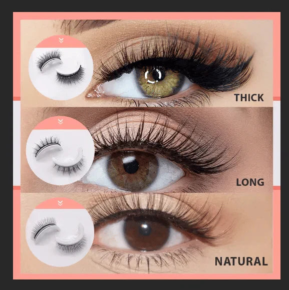 LashLock™ Reusable Adhesive Eyelashes (1+1 Free)