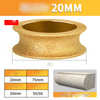 Edge diamond grinding wheel