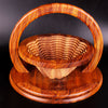 Wooden Fruit Plate | Hand-Carved Serving Tray | Rustic Artisan Design | Sustainable Wood