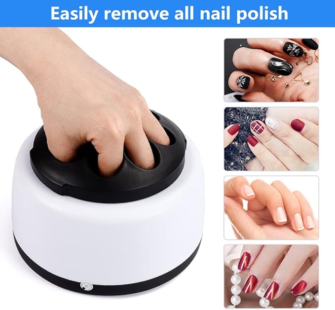Gel Nail Polish Remover | Electric Steamer | Quick & Safe Acetone Dissolver | Salon Results at Home