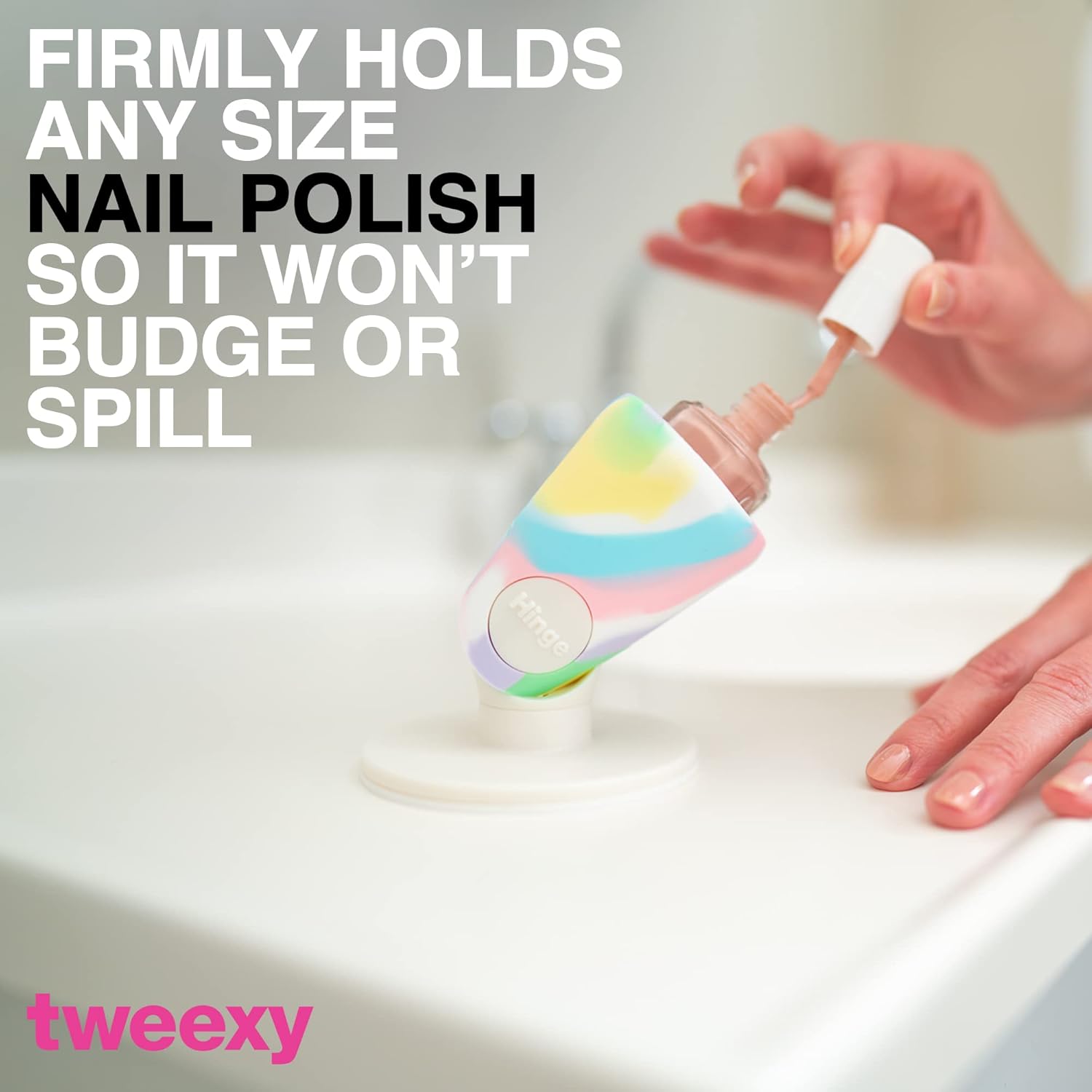 PolishStand™ Spill-Proof Convenience