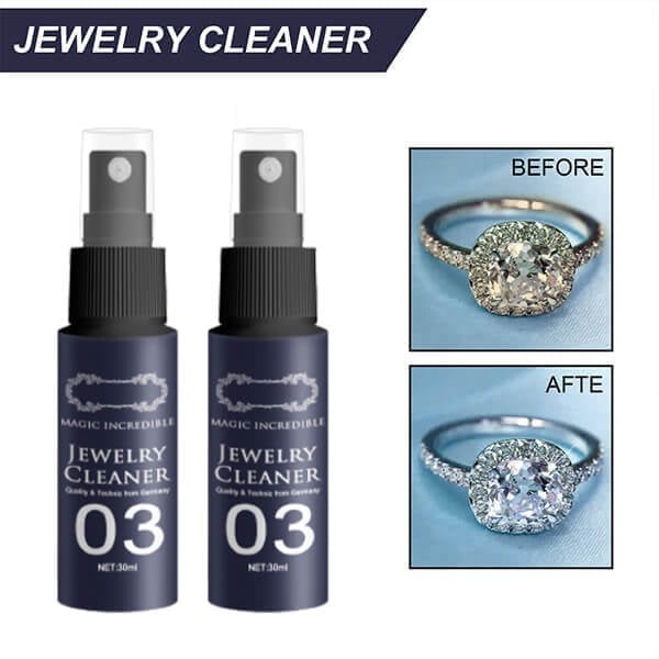 Jewelry Cleaner Spray | Instant Shine & Tarnish Protection | Non-Toxic Formula | 30ml