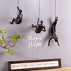 Wall Climbing Man Sculpture | Modern Resin Wall Art Decor | Creative Hanging Statue