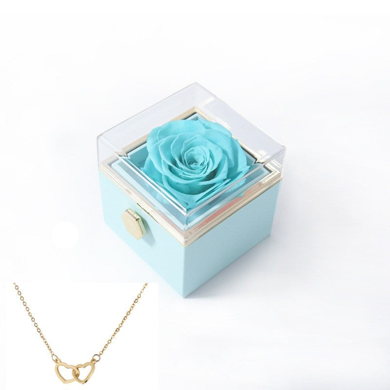 180° Rose Gift Box™ | With Engraved Love Necklace