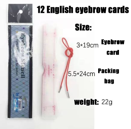 Eyebrow Stencil Kit | ArchLine™ 12-Piece Brow Shaping System | Perfect Symmetry Tool