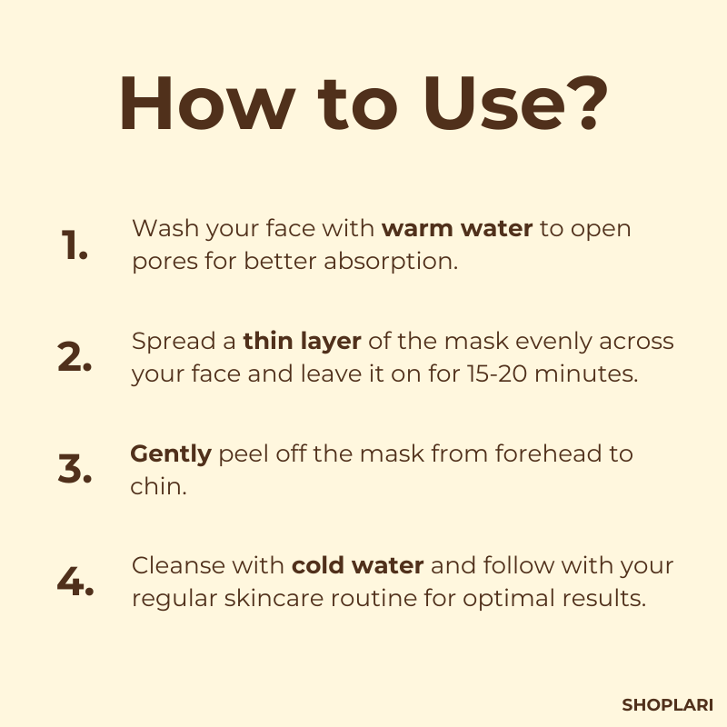 Facial Repair Mask | Black Tea & Ginseng | Anti-Acne, Hydrating & Brightening