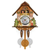 Wooden Cuckoo Clock | Handcrafted Black Forest Chalet | Musical Pendulum Design