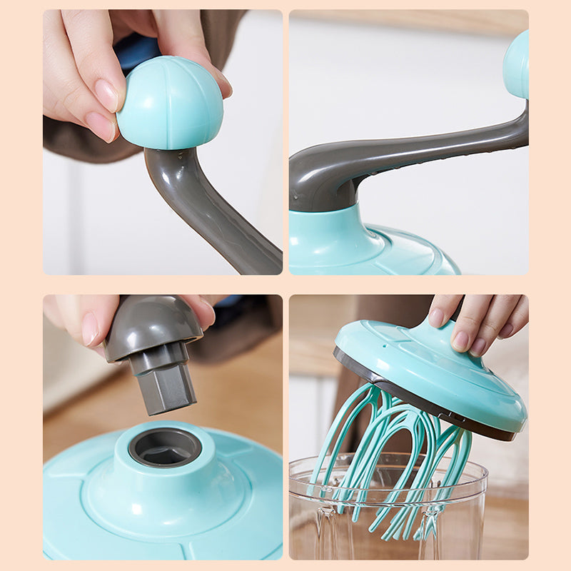HandyWhisk - Cream and Egg White Whisk with Hand Crank