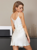 Heidi-Mode | Silk Side Short Nightgown