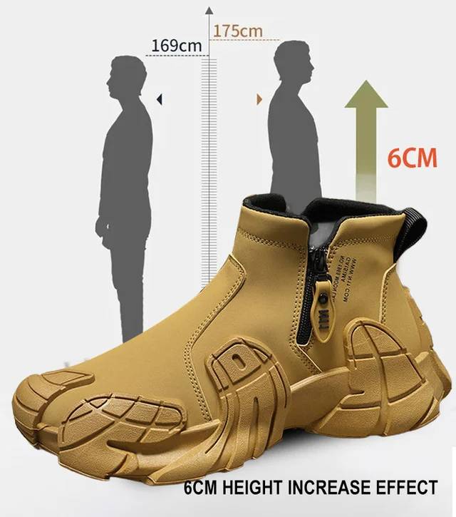 Men’s Waterproof Martin Boots | Wear-Resistant | Anti-Slip Sole | All-Day Comfort
