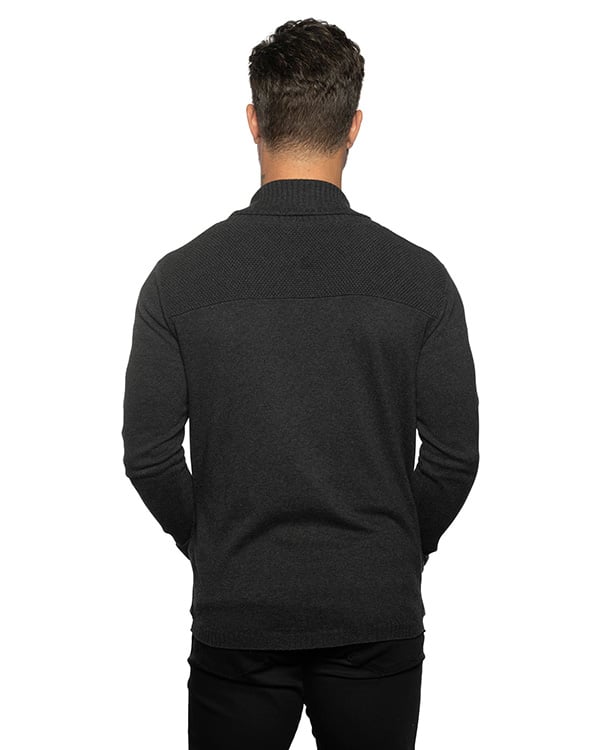 Men’s Cardigan Sweater | Slim Fit | Lightweight Knit with Shawl Collar | Everyday Layer