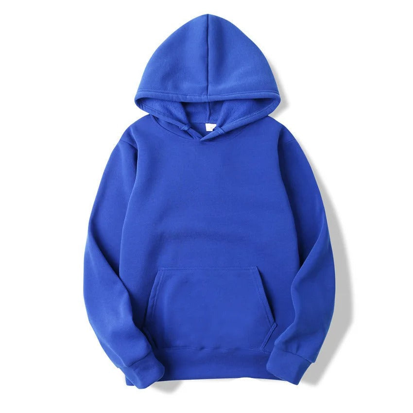 Heidi-Mode | Solid Color Hooded Sweatshirt Made of Cotton for Women