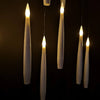 Floating LED Candles with Remote Wand | Flameless Hanging Lights | 12-Pack with Hooks & Batteries
