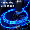 Magnetic Charging Cable | 540° Rotating Connector | Fast Charge with LED Glow