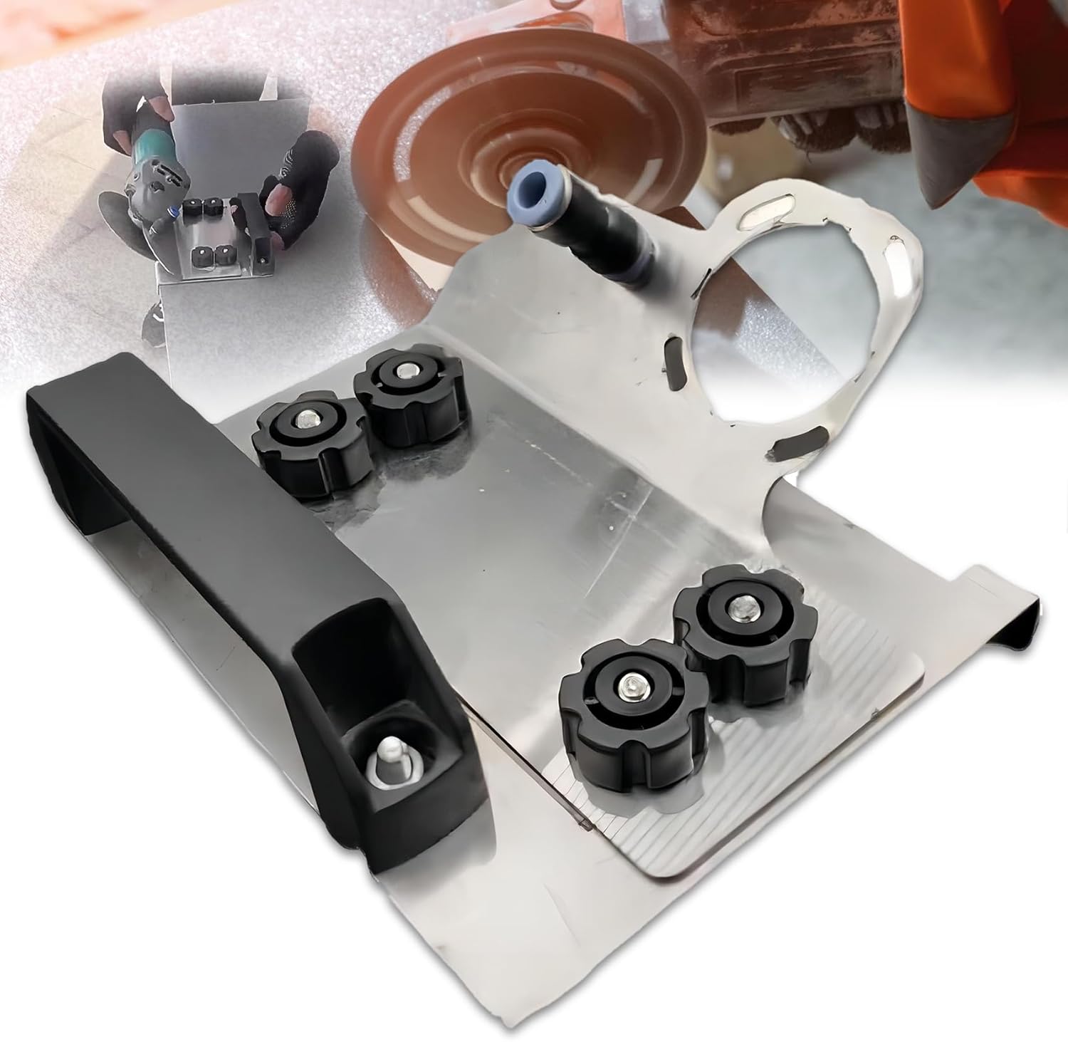 Tile Chamfering Guide Tool | Precision 45° Cutting | Durable Metal Construction