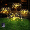 Solar Firework String Lights | 90 LED | Waterproof IP65 | Garden & Outdoor Decoration | 95cm
