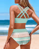 Avencea | Contrast Print Bikini Swimsuit