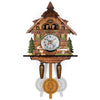 Wooden Cuckoo Clock | Handcrafted Black Forest Chalet | Musical Pendulum Design