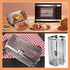 Stainless Steel Rotating Grill Basket | 360° Heat Distribution | Air Fryer Compatible