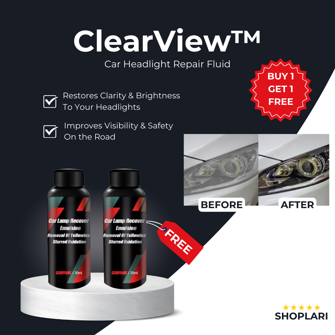 ClearView™ Headlight Repair Fluid I Last Day 1+1 FREE🔥