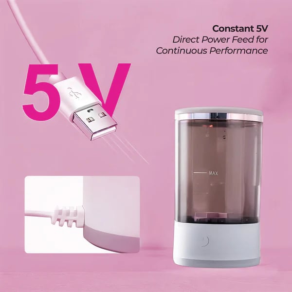 Makeup Brush Cleaner Machine | BrushPure™ Automatic Cleaning & Drying | Compact 16×9cm