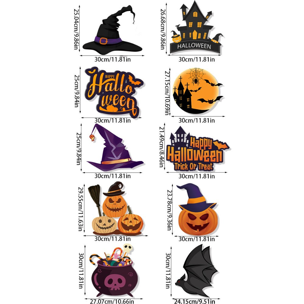 GothicGreetings™ Doormort Halloween Door Hanging Set – 3/10pc