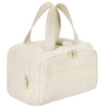 Women’s Travel Toiletry Bag | Waterproof Lining | 4 Compartments | Upright Full-Open Design | 11 × 6.3 × 9.4 in