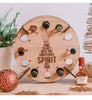 Christmas Advent Calendar Tree | Wooden Beer & Wine Holder | Reusable Birch Wood