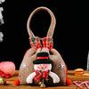 Christmas Gift Bags | Reusable Fabric with Drawstring | Santa, Snowman & Reindeer Patterns | 2 Sizes