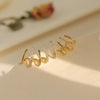 Women’s Twist Earrings | Lightweight Statement Jewelry | Hypoallergenic Finish