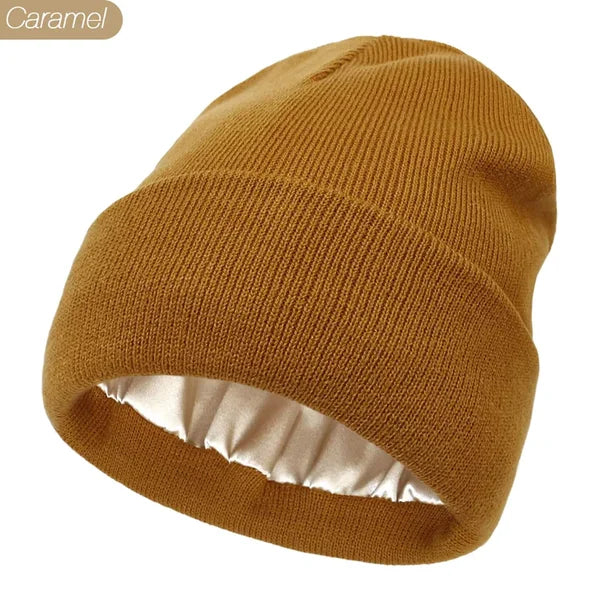 Women’s Beanie Hat | Anti-Static & Anti-Frizz | Smooth Hair Protection | Cozy All-Day Comfort