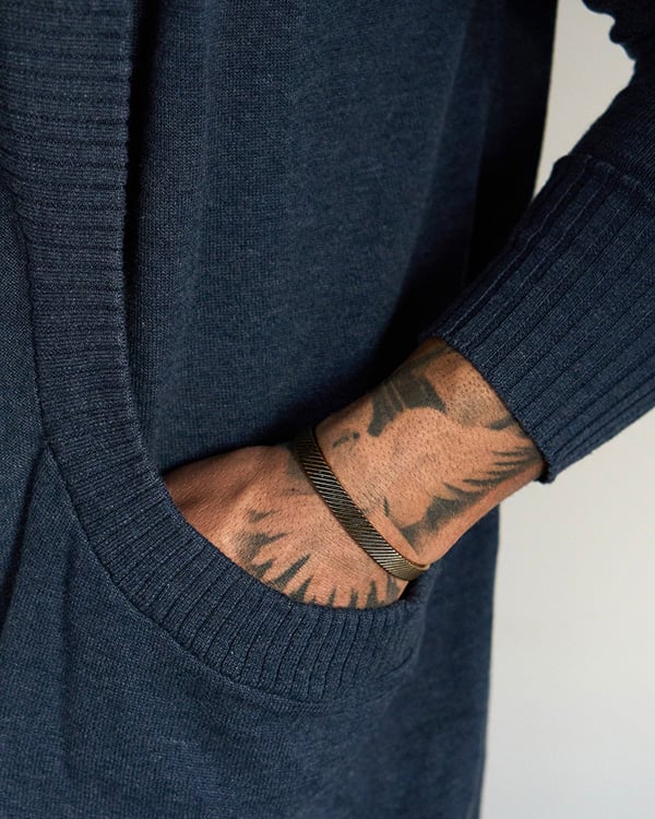 Men’s Cardigan Sweater | Slim Fit | Lightweight Knit with Shawl Collar | Everyday Layer