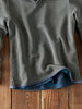 Men’s Casual Shirt | Stand Collar | Long Sleeve | Solid Color | Spring/Autumn