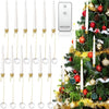 Christmas LED Tree Candles | Remote Control Flameless Lights | Set of 12 Warm White