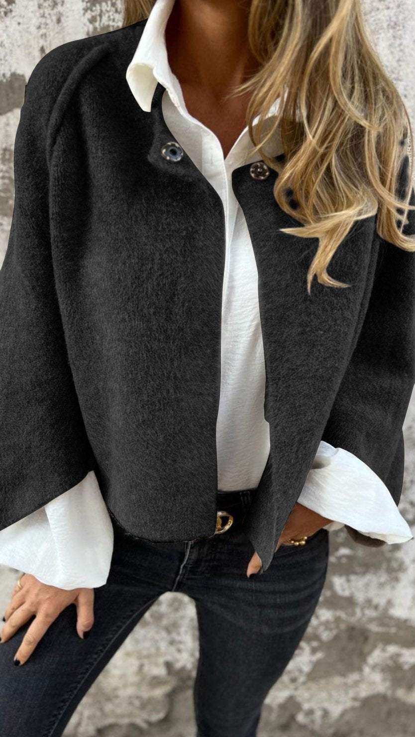 Women’s Cardigan Sweater | Mid-Thigh Length | Soft Cotton Blend | Relaxed Fit