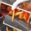 Stainless Steel Rotating Grill Basket | 360° Heat Distribution | Air Fryer Compatible