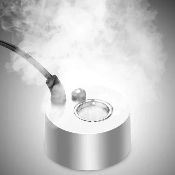Ultrasonic Fog Maker | LED Mist Fountain | Smart Water Sensor | Stainless Steel | Halloween & Home Décor