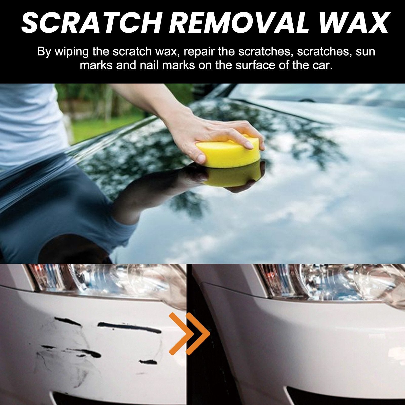 CarScratchRemoval™-🔥49%🔥Car Scratch Repair Wax🧨A Must-Have Brand New Car in the New Year