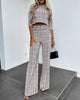 Women’s Two-Piece Suit Set | Tailored Jacket & High-Waist Pants | Elegant & Versatile