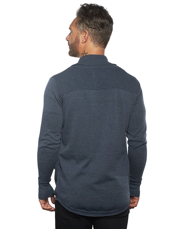 Men’s Cardigan Sweater | Slim Fit | Lightweight Knit with Shawl Collar | Everyday Layer