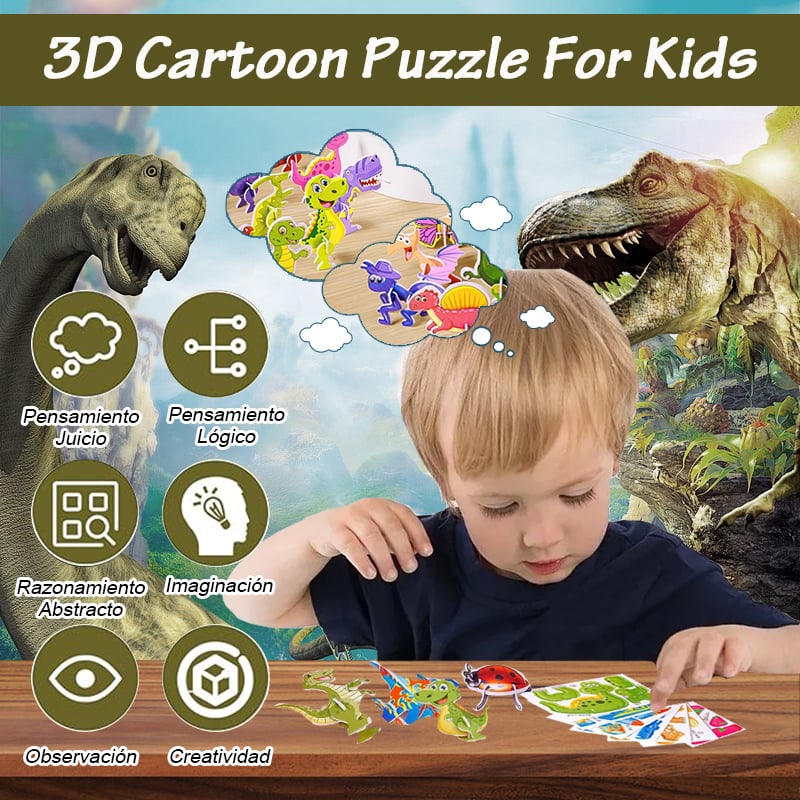 BrainBlox – 3D Cartoon Puzzle for Kids