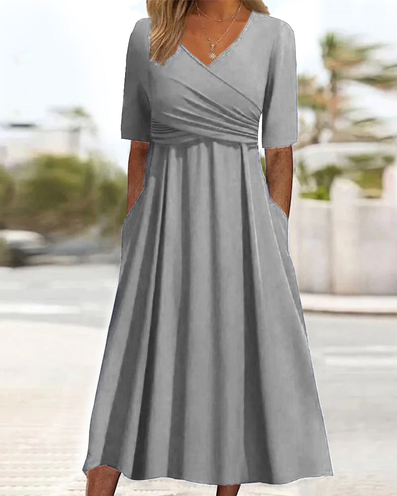 Jasmine | Crossover Midikleid